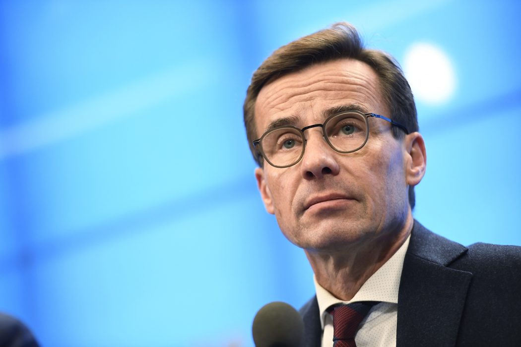 Tung dag för Moderaternas partiledare Ulf Kristersson (M).