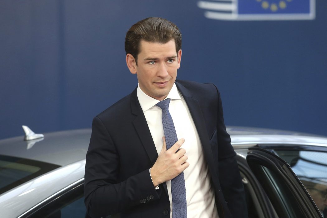 Francois Walschaerts/AP/TT | Österrikes förbundskansler Sebastian Kurz.