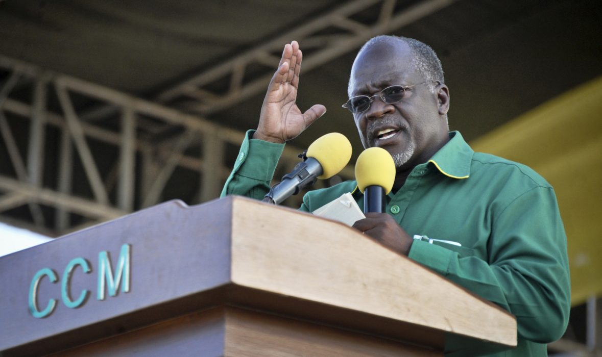 Tanzanias president John Magufuli.