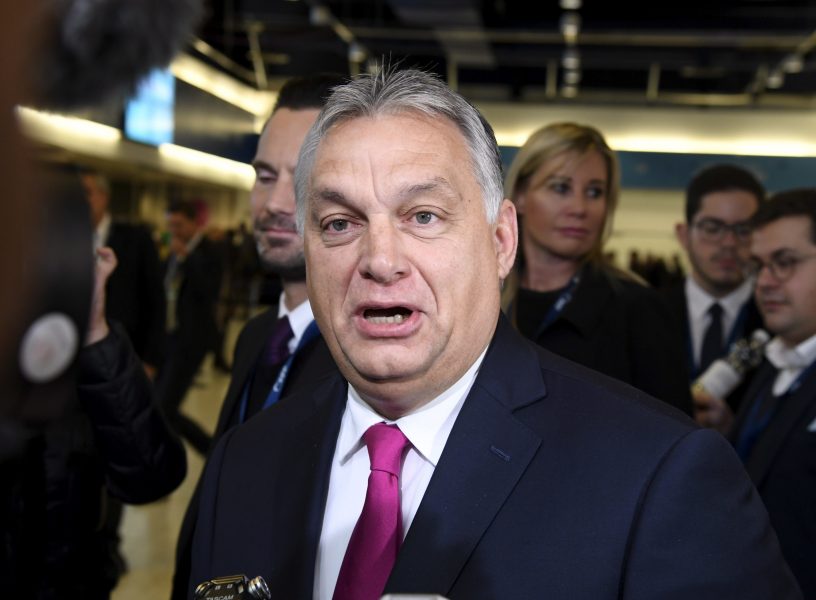 Markku Ulander/Lehtikuva/AP/TT | Ungerns premiärminister Viktor Orbán.