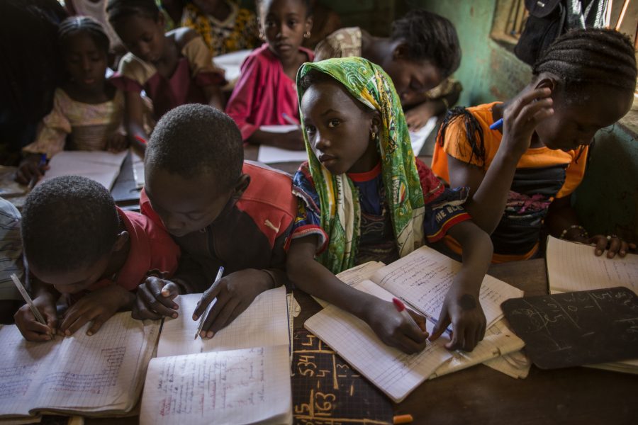 UN Photo | School children in a classroom in Gao, Mali, 2014.