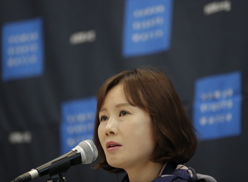 Lee Jin-man/AP/TT | Lee So Yeon är ett av vittnena i rapporten och berättade om sexuella övergrepp inom den nordkoreanska armén.