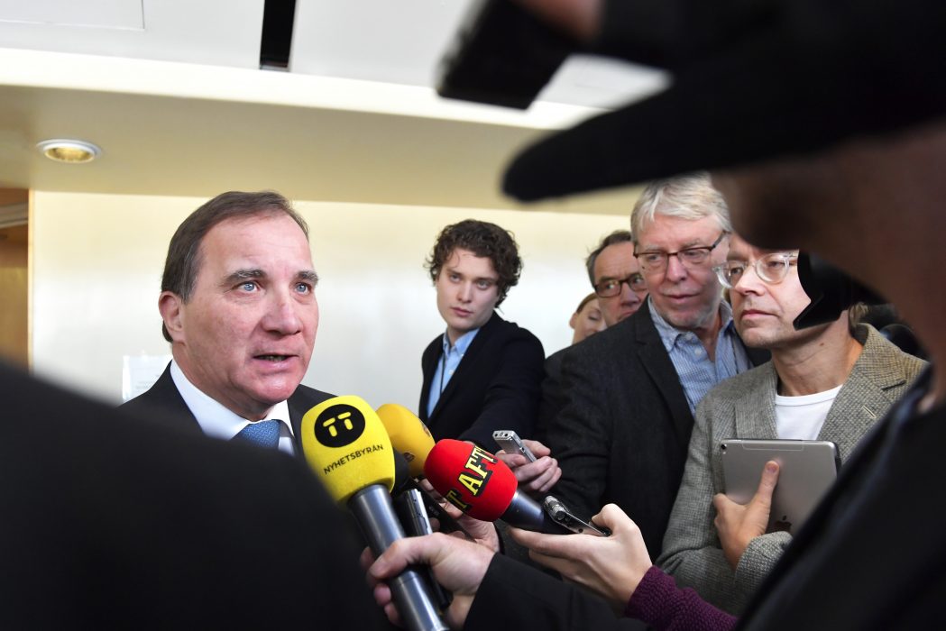 Jessica Gow/TT | Statsminister Stefan Löfven (S).