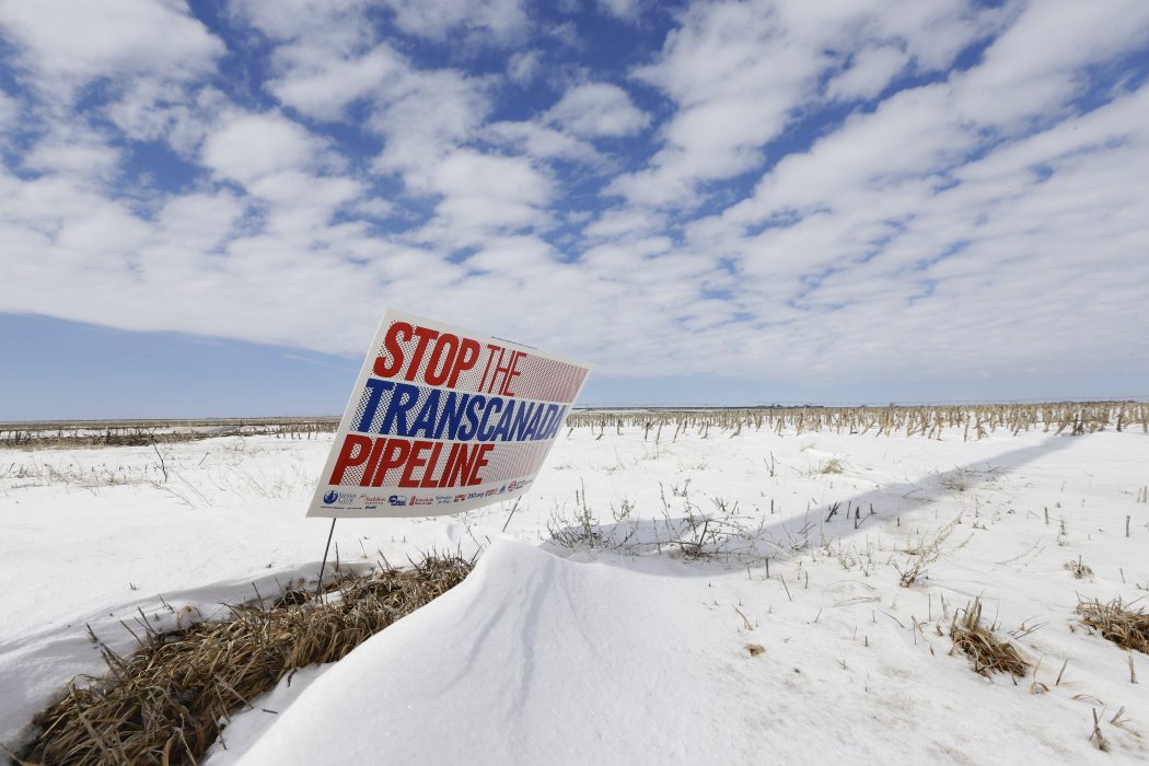 Stilla protest mot TransCanada Keystone Pipeline.