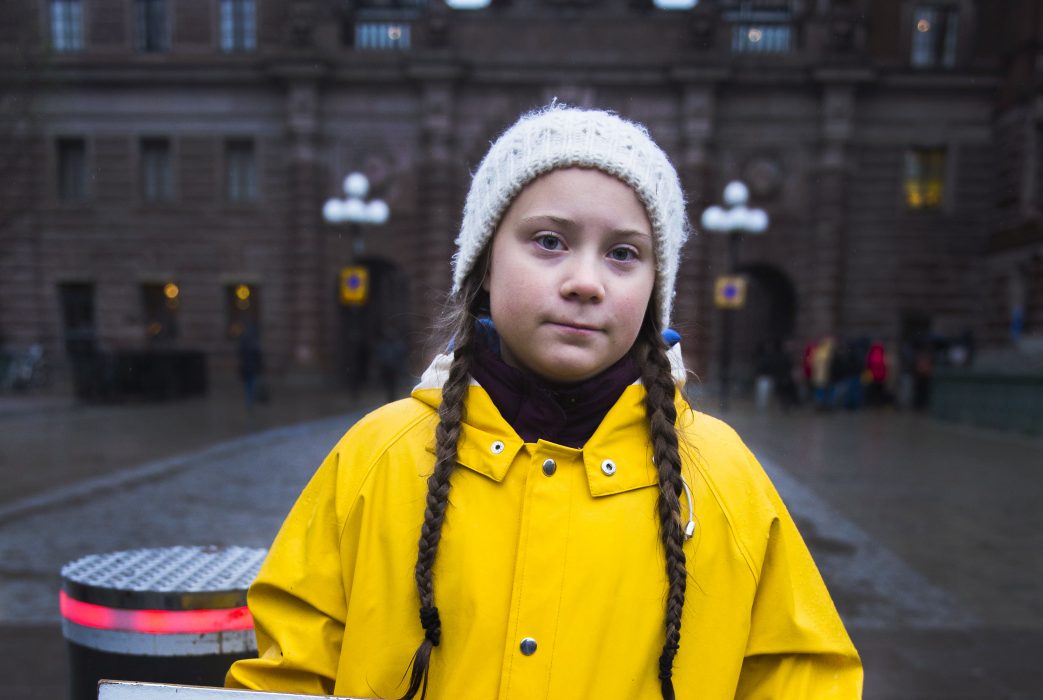 Greta Thunberg.