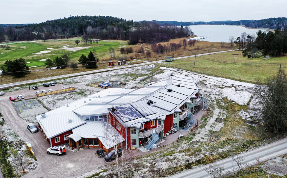 Foto: Pontus Lundahl/TTLagnö bo, ett hus med 19 kooperativa hyresrätter strax utanför Trosa i Sörmland.
