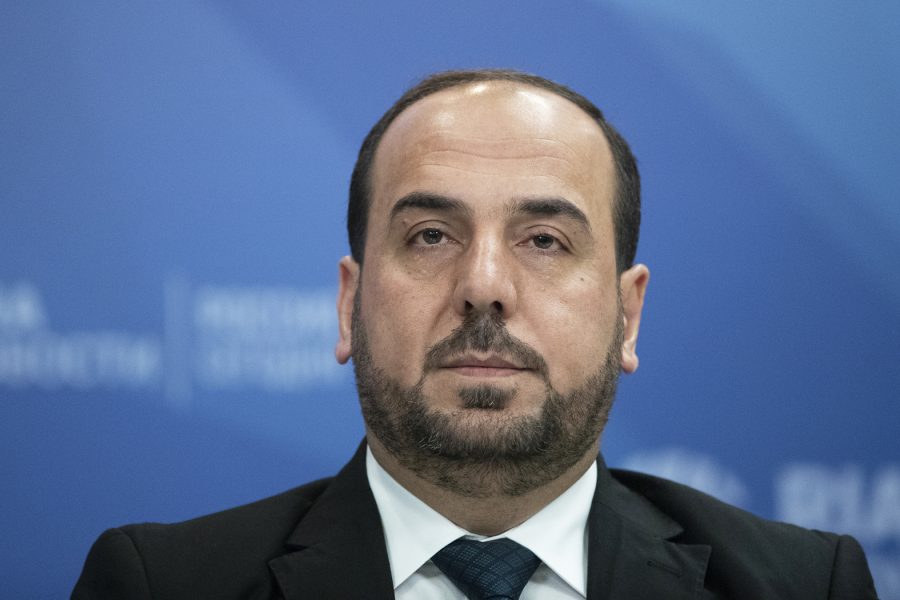 Nasr al-Hariri, en av ledarna för den syriska oppositionen.