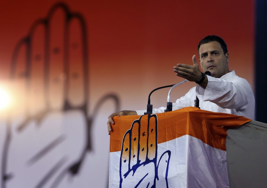 Rahul Gandhi, ledare för indiska Kongresspartiet.