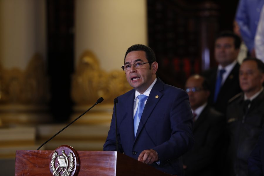 Guatemalas president Jimmy Morales meddelade på måndagen att Guatemala kommer att stoppa Cicigs mandat i landet.