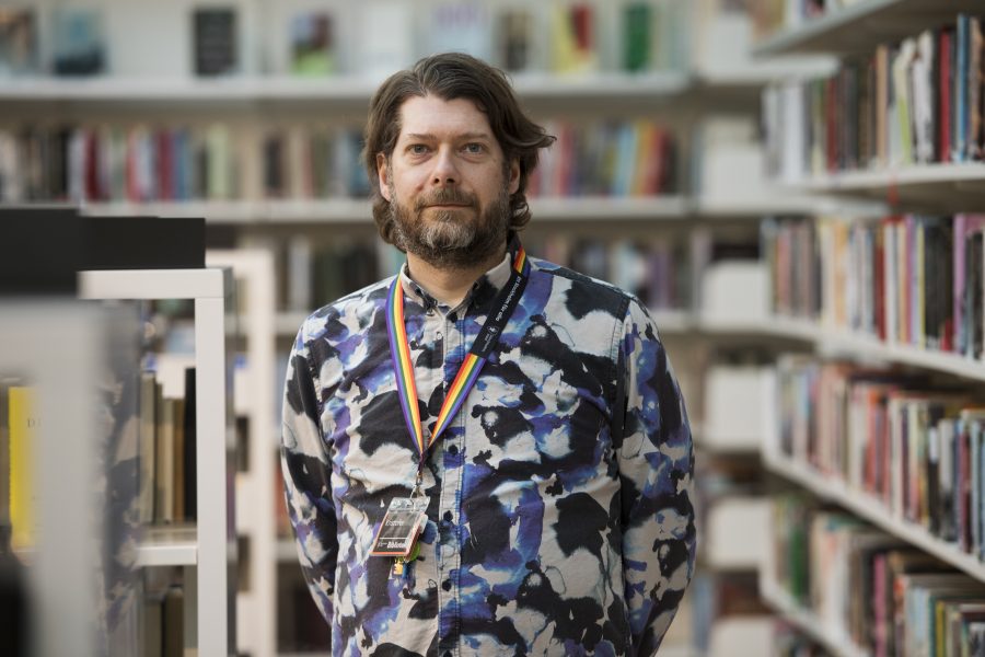Henrik Montgomery/TT | Kristofer Gren, bibliotekschef i Kista, är skeptisk till att förbjuda stökiga besökare från att vistas på biblioteket.