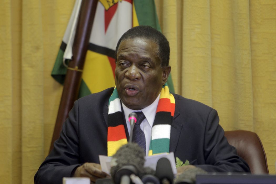 Zimbabwes president Emmerson Mnangagwa.