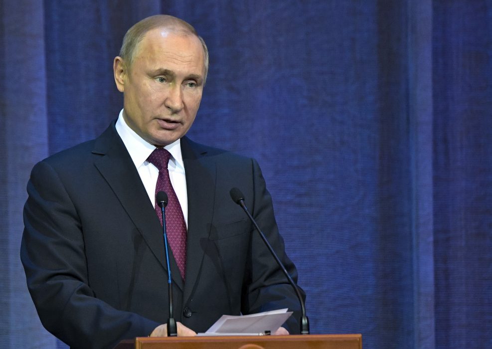 Rysslands president Vladimir Putin.