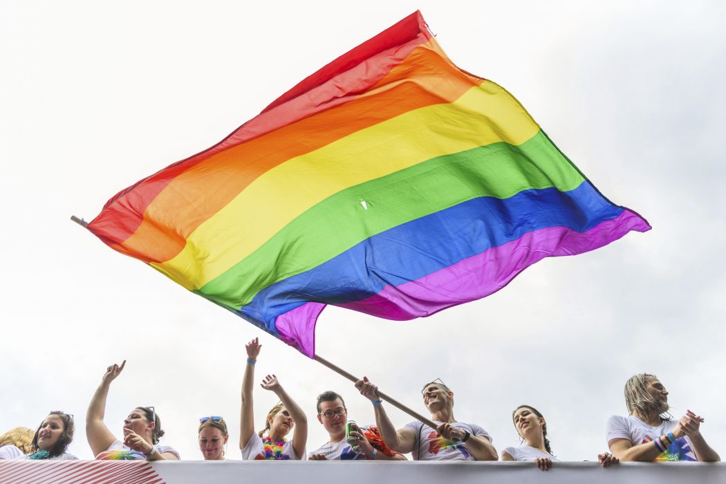 Åtta män som ställt sig i vägen för pridetåget i Falun 2017 misstänks nu för brott.
