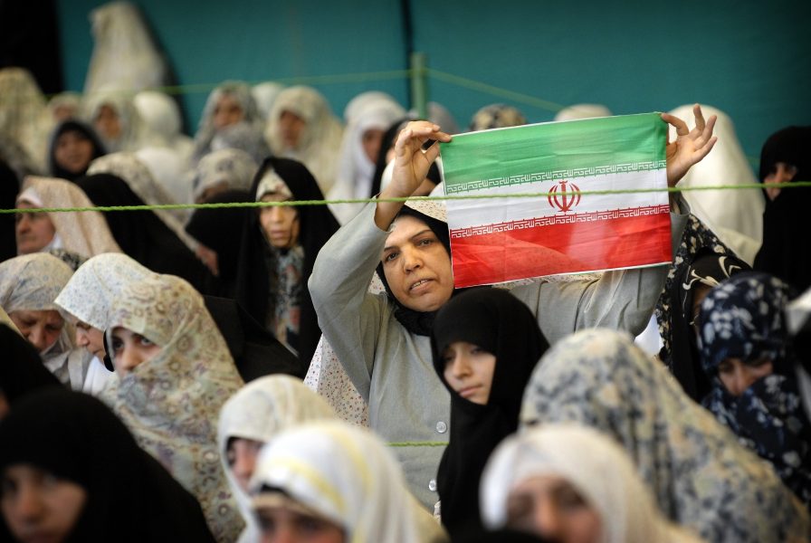 I Iran är slöja obligatoriskt.