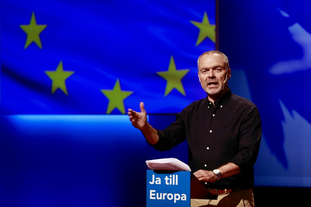Per Groth/TT | Partiledare Jan Björklund invigningstalar på Liberalernas riksmöte.