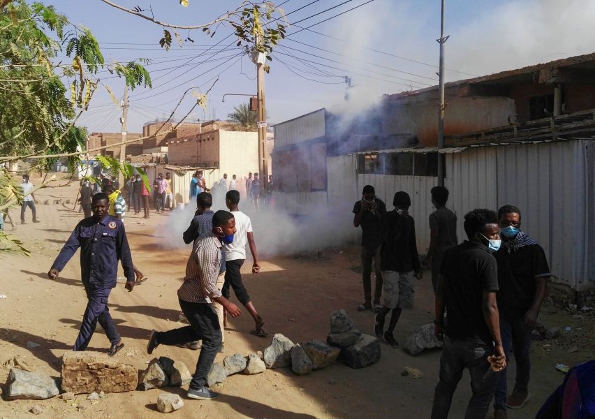 Protesterna i Sudans huvudstad Khartum.