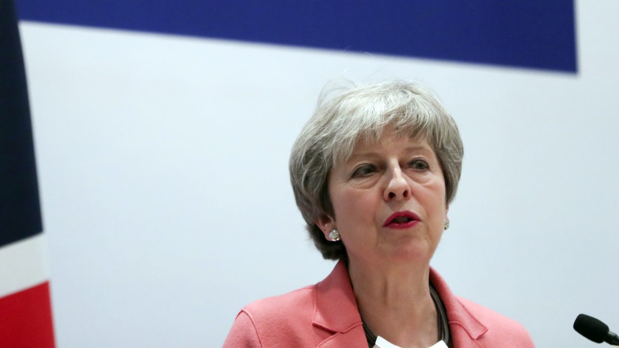 Storbritanniens premiärminister Theresa May.