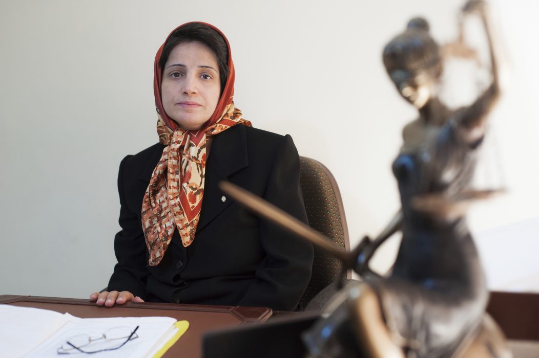Nasrin Sotoudeh.
