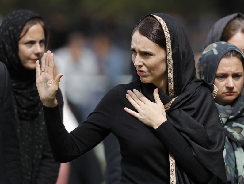 Premiärminister Jacinda Ardern deltog i den muslimska fredagsbönen i fredags.