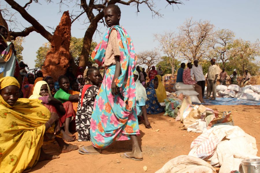 Kvinnor i det konflikthärjade Sydsudan.