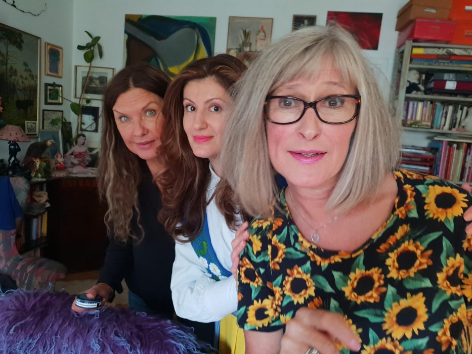 Anna-Lena Brundin, Nisti Stêrk och Lill-Marit Bugge.