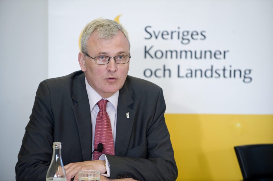 Anders Knape (M), här på en bild från sin tidigare period som ordförande för Sveriges kommuner och landsting (SKL), har åter valts till ordförande för SKL.