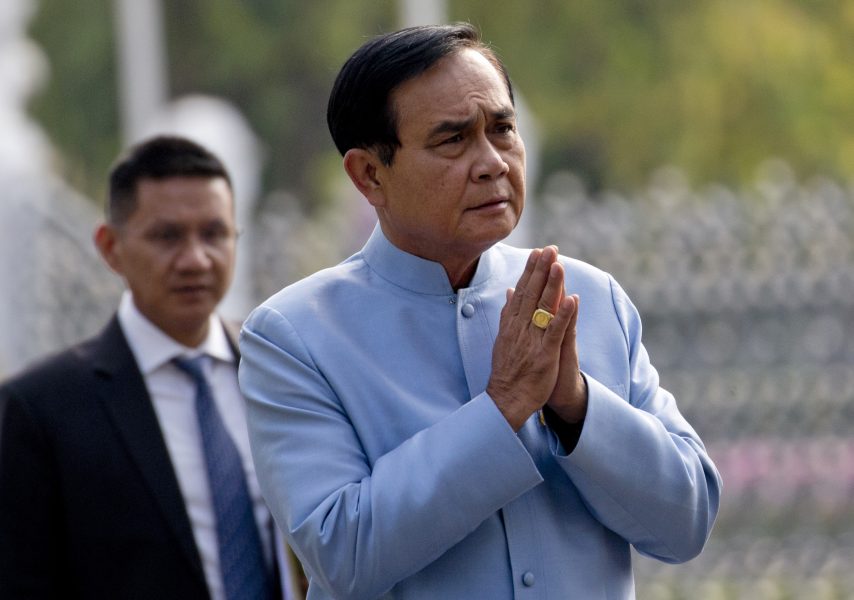 Militärjuntans ledare och Thailands sittande premiärminister Prayuth Chan-O-Cha.