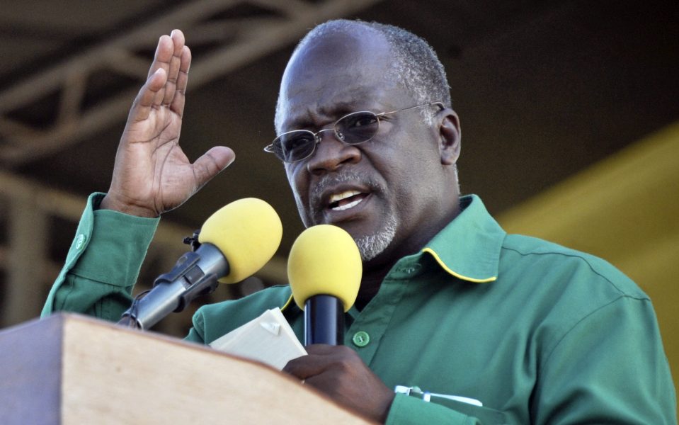 Tanzanias president John Magufuli.