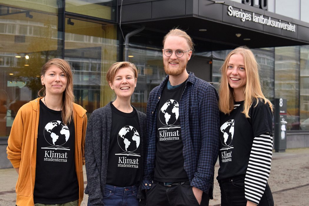 Helgens arrangörer: Josefine Kyhlström Blomqvist, Rosmarie Sundström, Daniel Carlsson och Emma Bergeling.