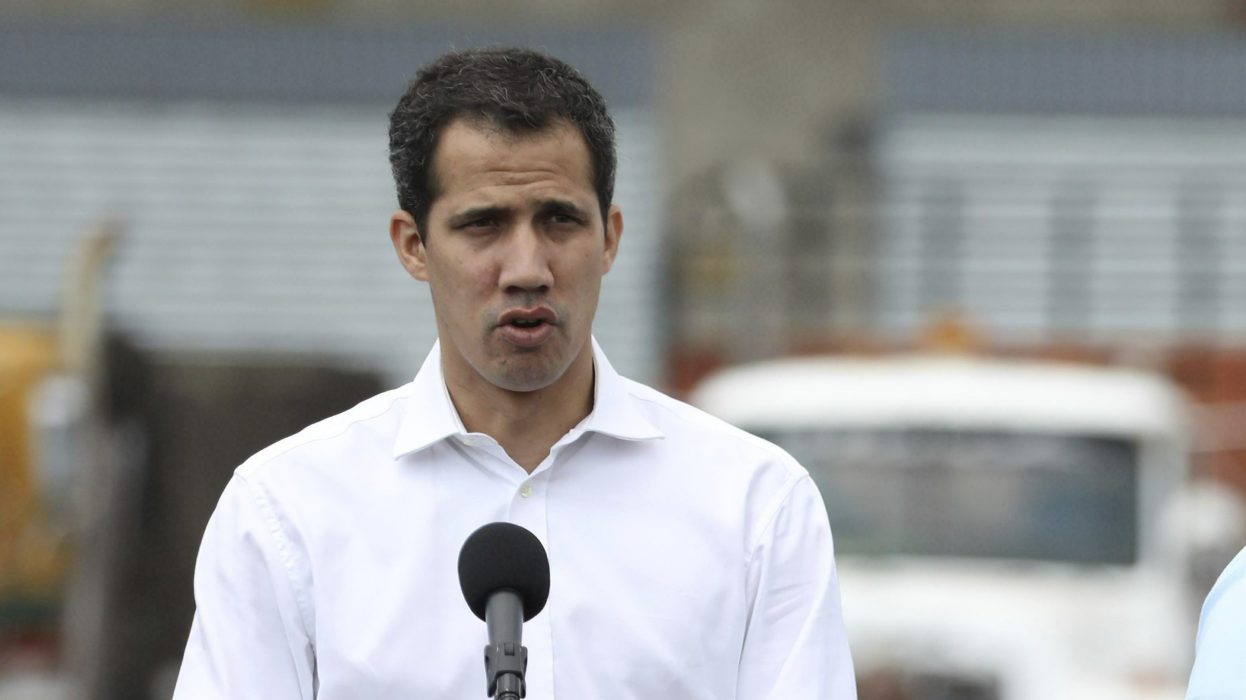 Venezuelas oppositionsledare Juan Guaidó.