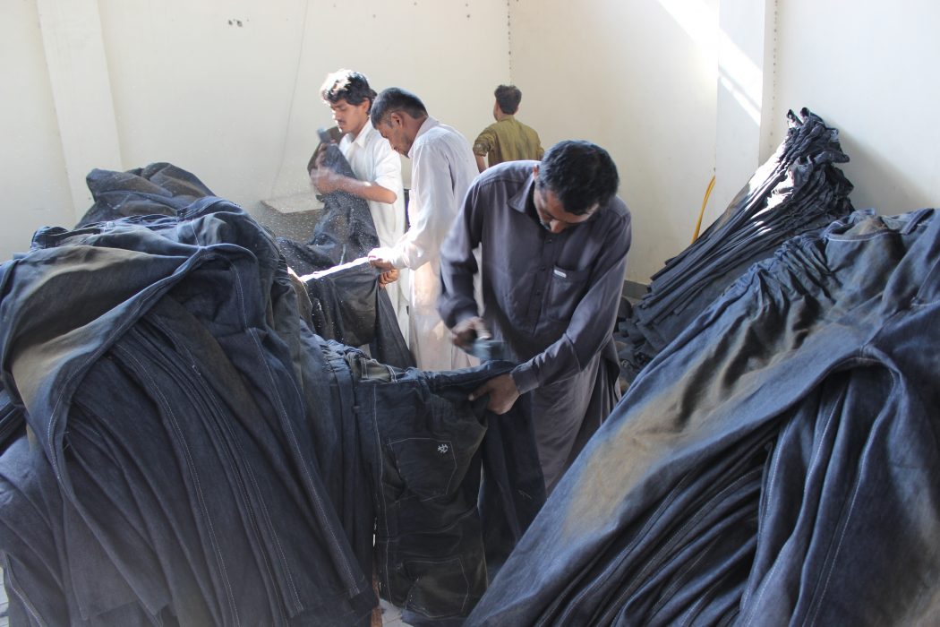 Jeans som producerats i Pakistan och som exporteras till länder inom EU.