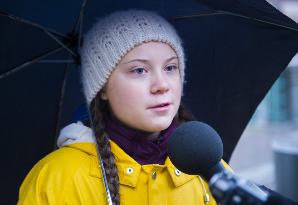 Greta Thunberg.