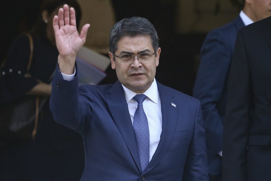 Honduras president Juan Orlando Hernandez.