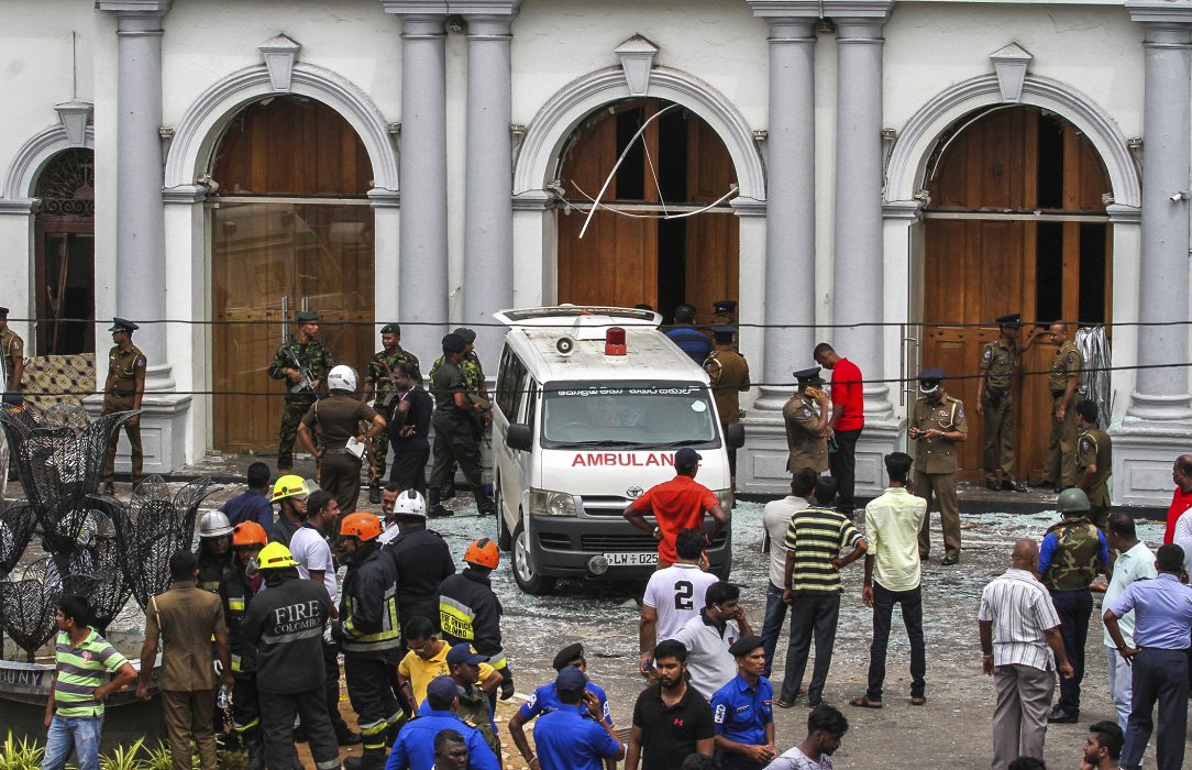 Under måndagen inträffade ytterligare en explosion vid kyrkan S:t Anthony i Colombo.