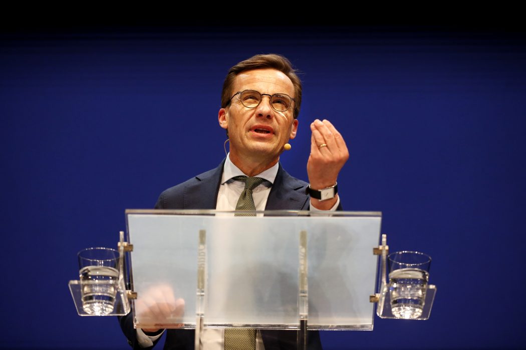 Moderaternas partiledare Ulf Kristersson.