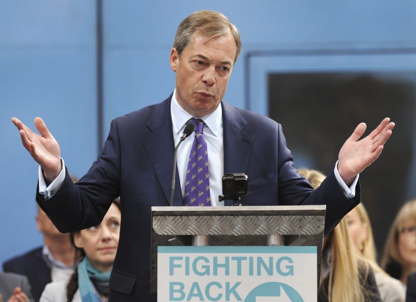 Förre Ukip-ledaren Nigel Farage har medvind för sitt nya Brexitparti inför EU-valet.