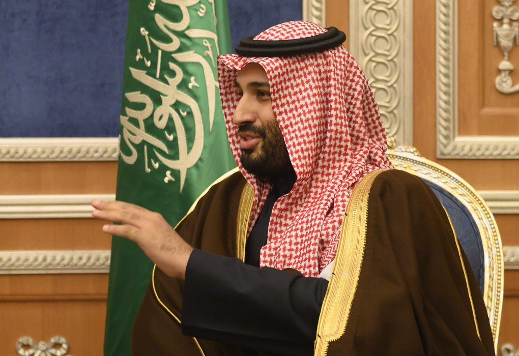 Den saudiske kronprinsen Mohammed bin Salman.