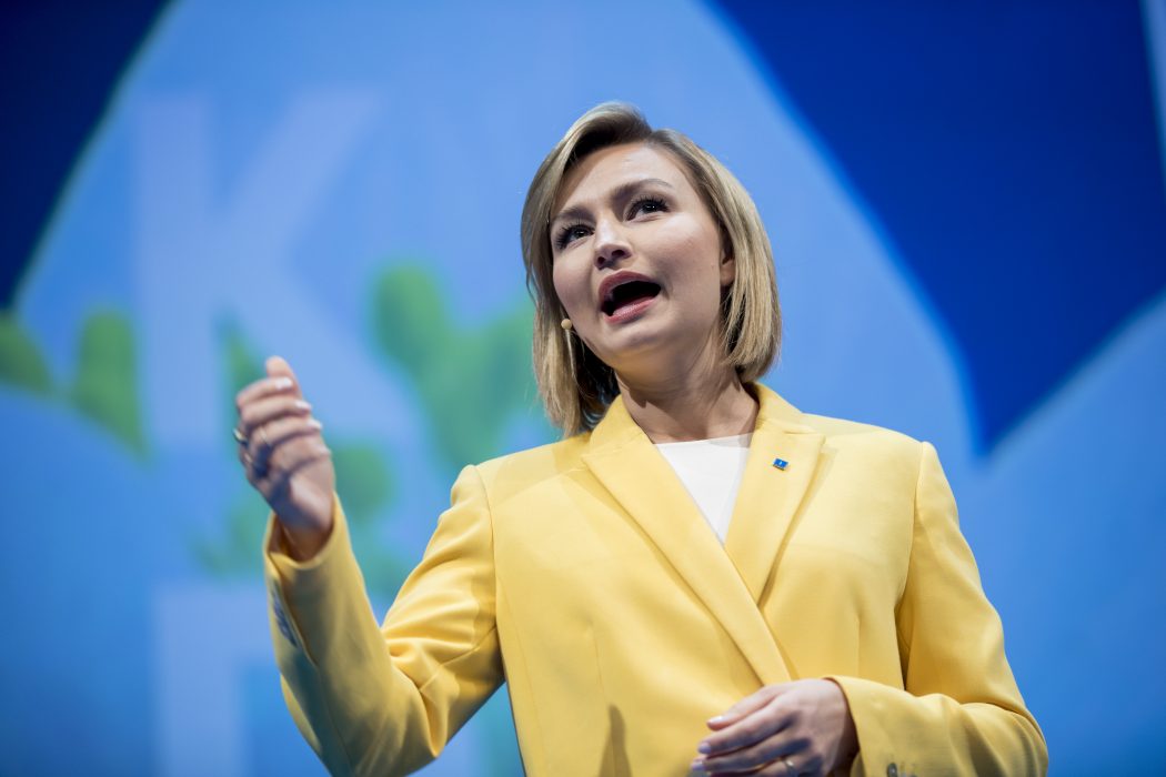 Kristdemokraternas partiledare Ebba Busch Thor.