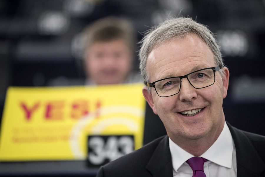 Tyske kristdemokraten Axel Voss var ansvarig för EU-parlamentets behandling av förslaget om nya upphovsrättsregler och var väldigt nöjd efter ja-et i tisdags.