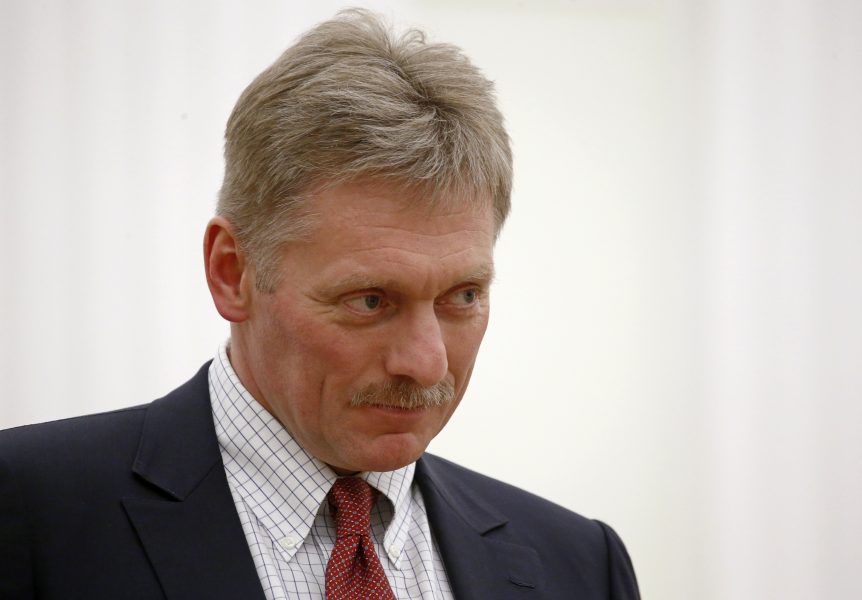 Dmitrij Peskov är talesperson för Rysslands president Vladimir Putin.