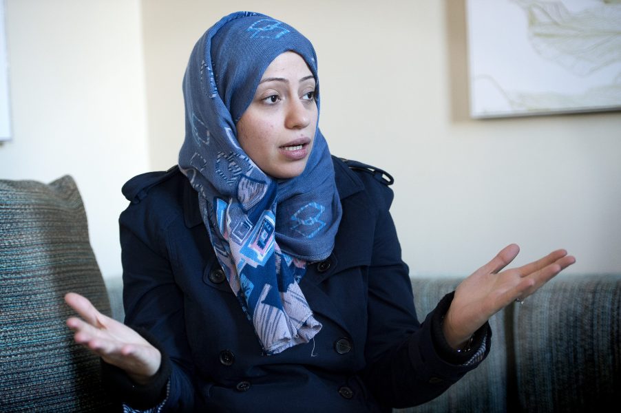Saudiska Samar Badawi var i Sverige för att motta Palmepriset åt sin make Waleed Sami Abu Al-Khair 2013, som får priset för sitt arbete med mänskliga rättigheter i Saudiarabien.