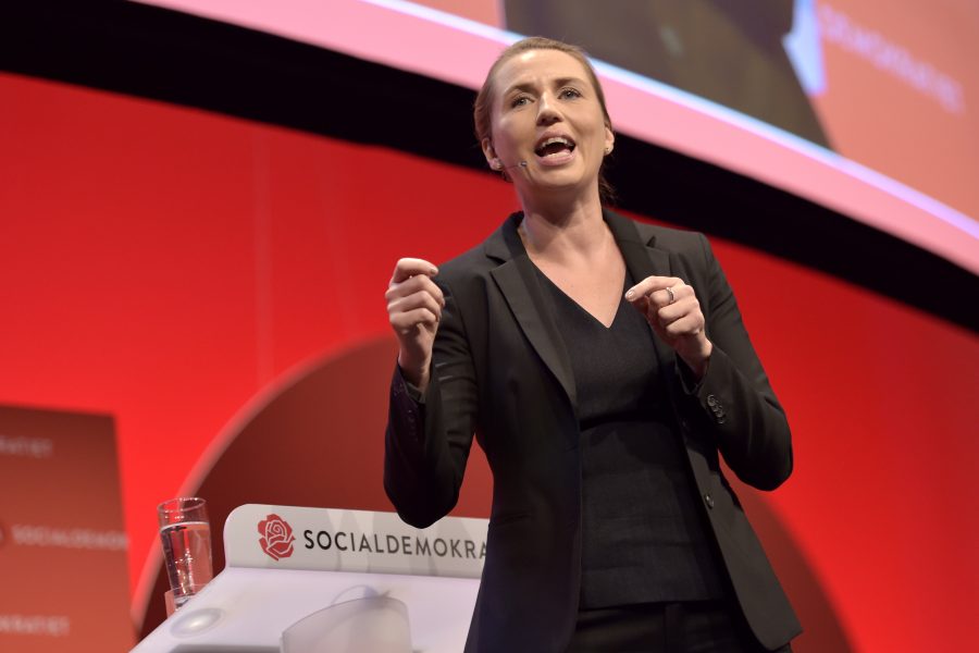 Socialdemokraternas Mette Frederiksens röda block har medvind inför valet den 5 juni.
