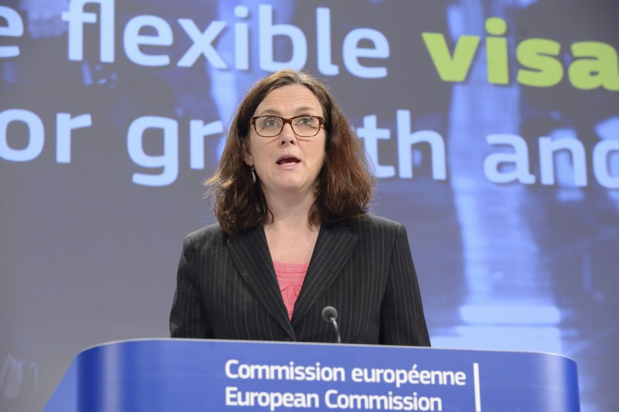 Cecilia Malmström (L) är Sveriges nuvarande EU-kommissionär.