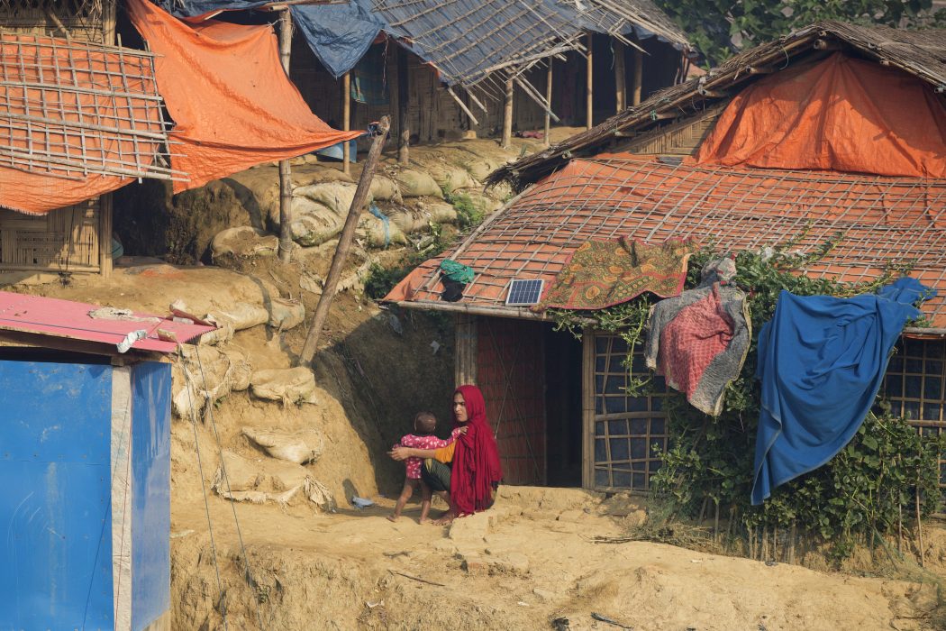 Ett av de läger i trakten av Cox's Bazar i östra Bangladesh där rohingyer som flytt från Myanmar bor.