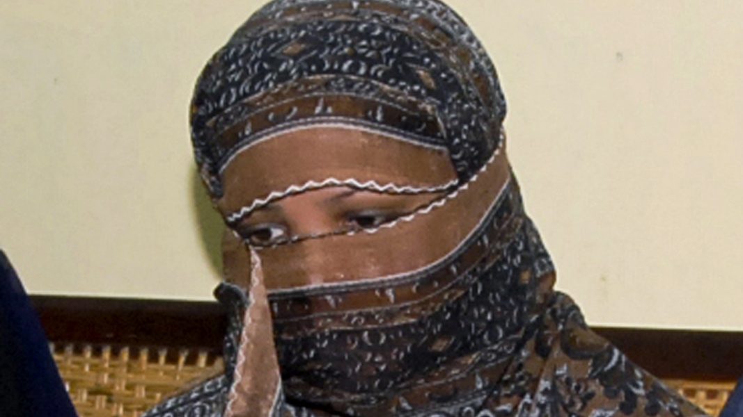 Asia Bibi under sin tid i fängelse.