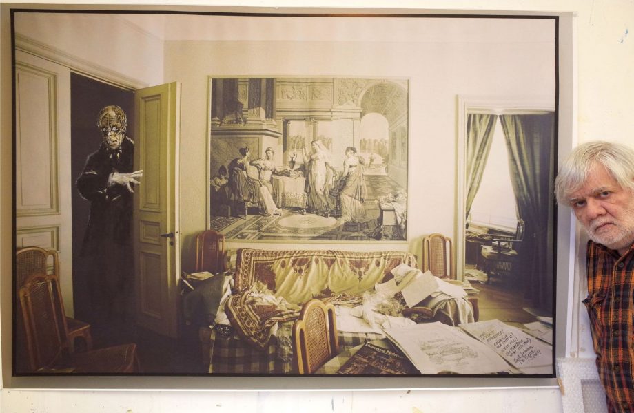 Ovan: I utställningen gör Carl Johan De Geer upp med sin anfader Louis De Geers koppling till slaveriet.