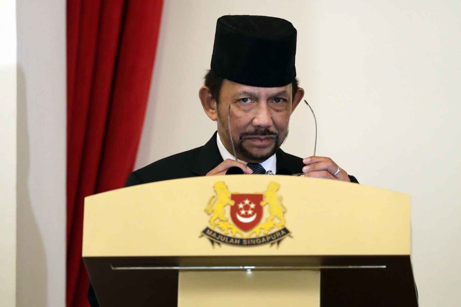 Bruneis envåldshärskare Hassanal Bolkiah.