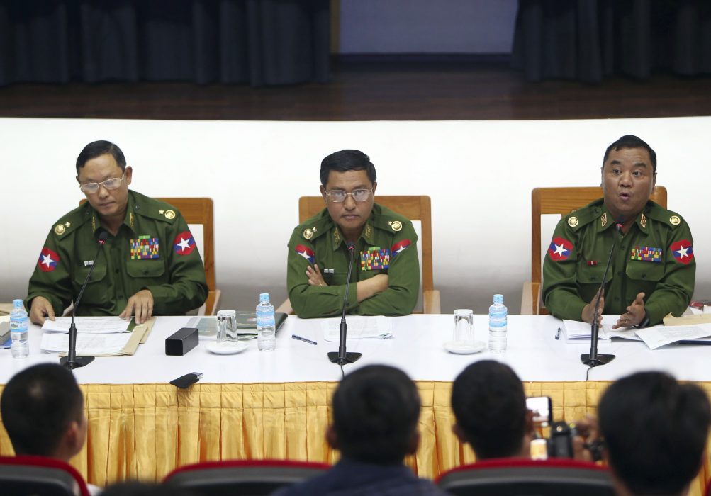 Mynamars militär har sedan januari i år stridit mot lokala styrkor i Rakhine.