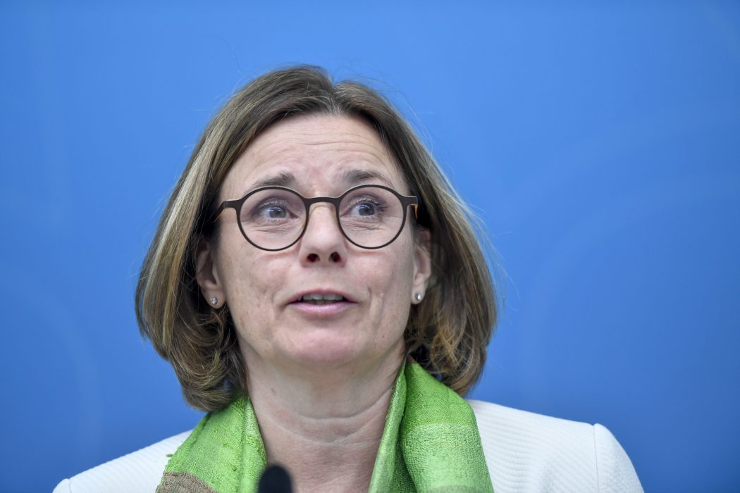 Miljö- och klimatminister och MP:s språkrör Isabella Lövin.