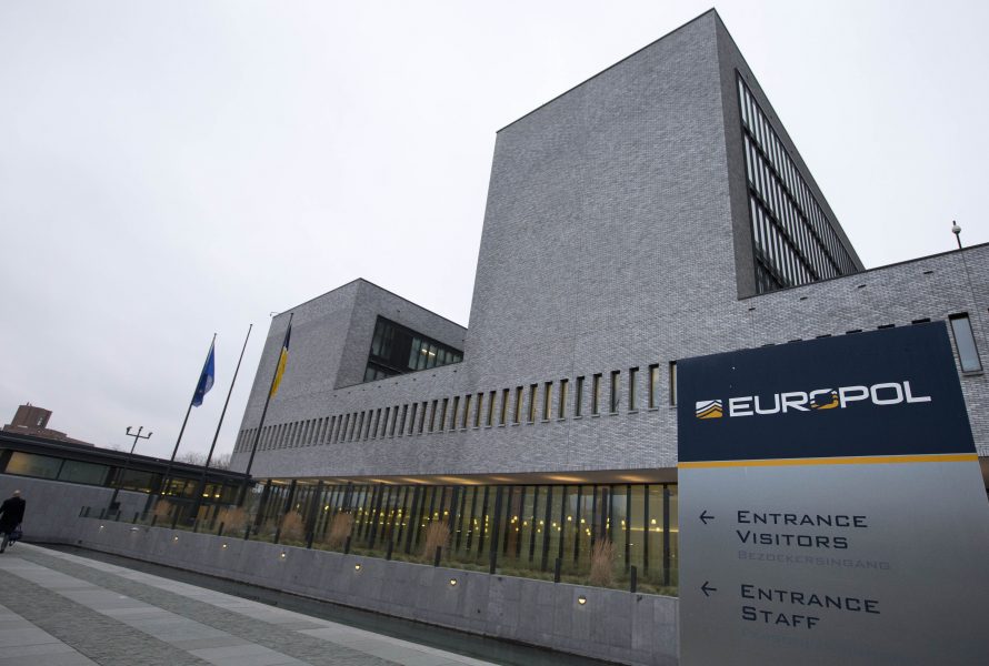 Europols högkvarter i Haag i Nederländerna.